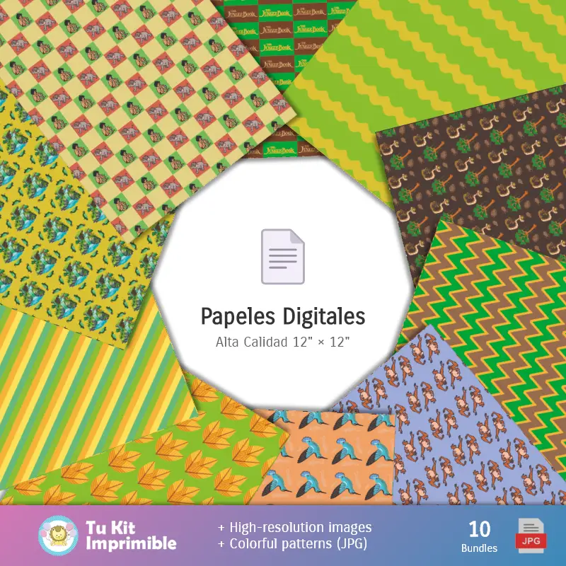 Fondos | Le Livre de la Forêt - Scrapbook et kits de fêtes