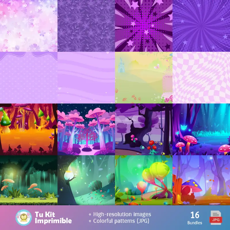 Fondos | Les motifs et les textures d'Alice au Pays des Merveilles - Scrapbook et Party Kits