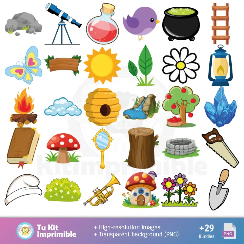 Les Schtroumpfs et les Textures - Scrapbook et Party Kits