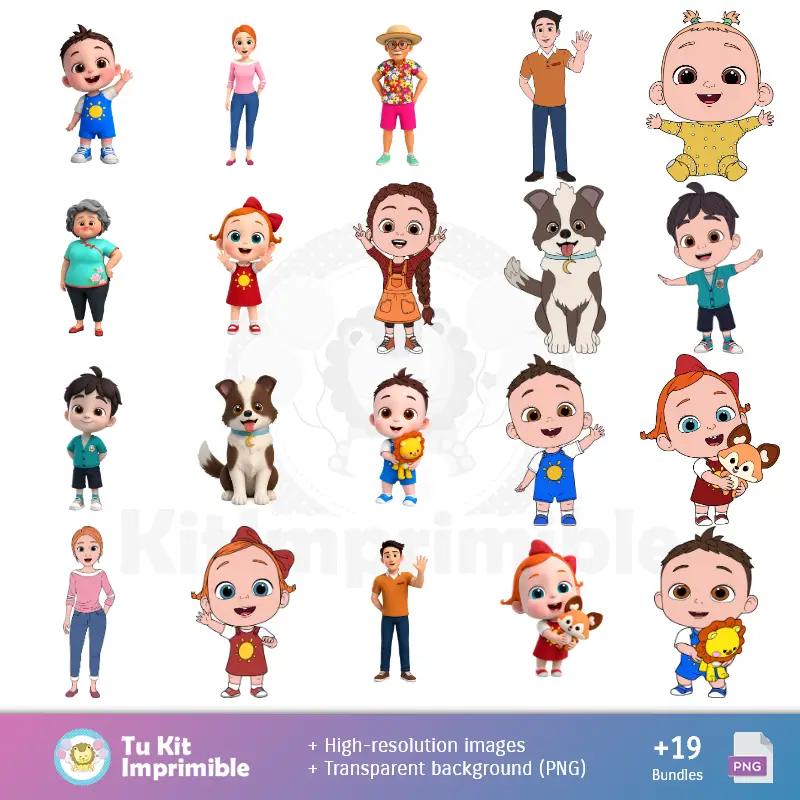 Personajes | リアチャチャのパターンとテクスチャ - スクラップブックとパーティーキット