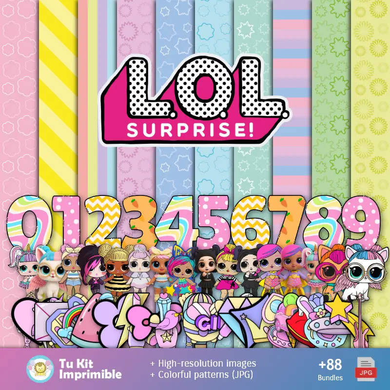 LOL Surprise Funds - Papiers numériques