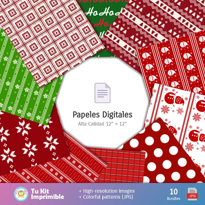 Collages | Merry Christmas Wallpapers - Papiers de décoration numérique