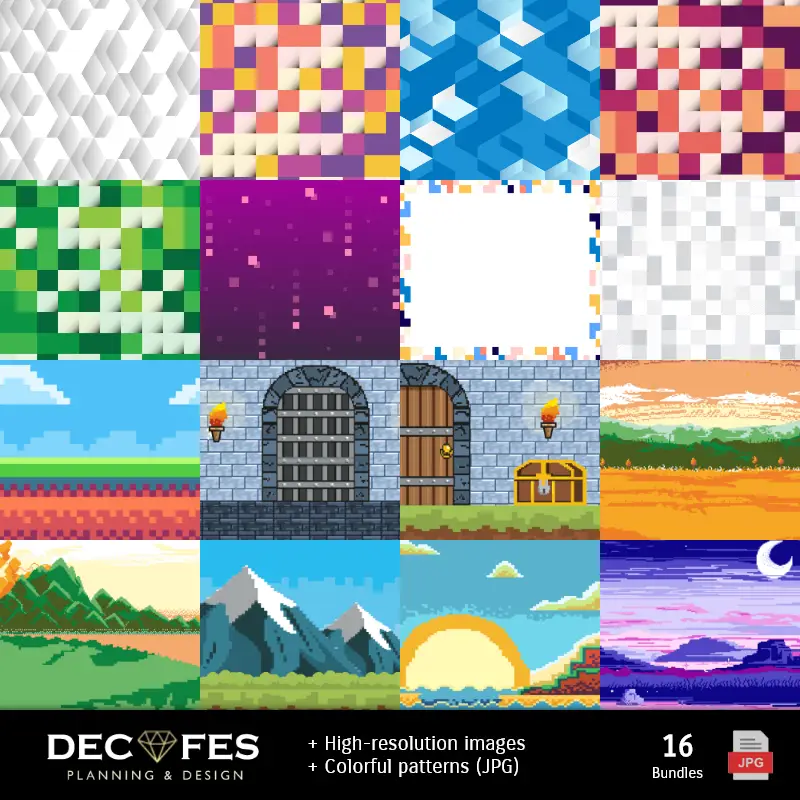 Fondos | Minecraft Digital Paper - для Scrapbook и DIY