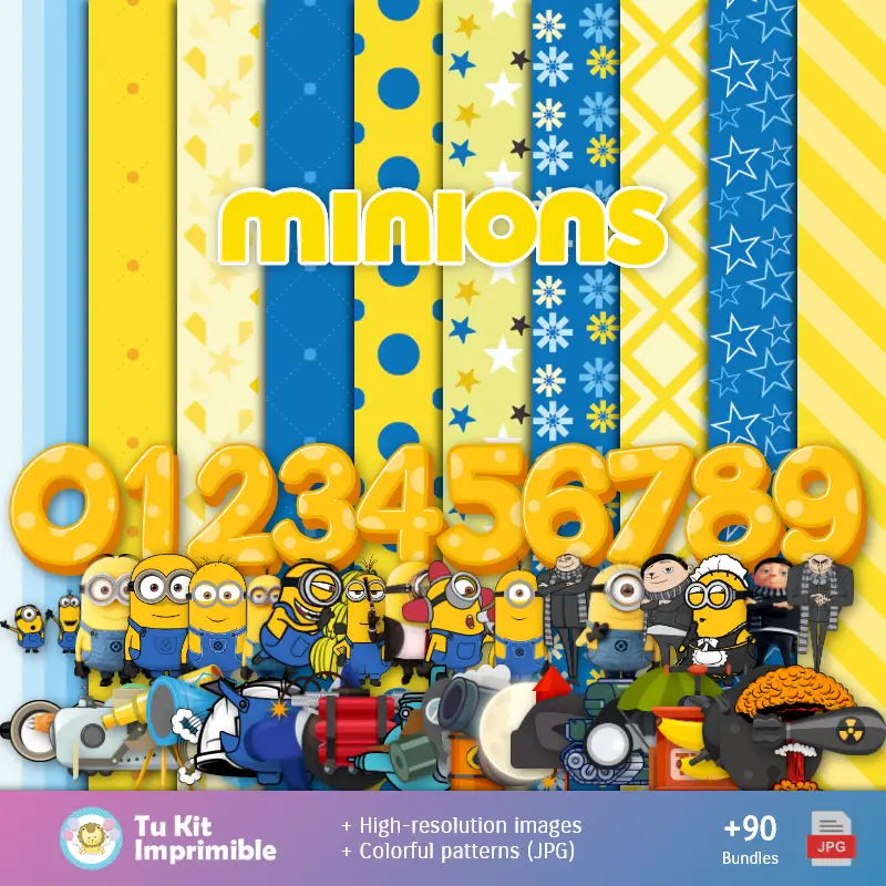 Fondi Minions - Carte Decorative Digitali
