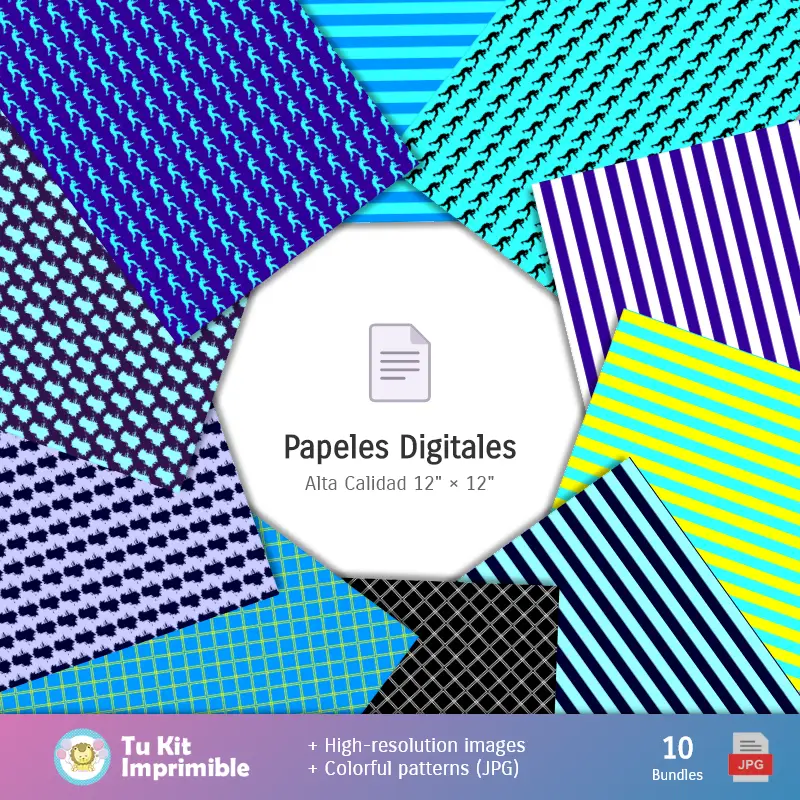 Motifs et textures de Fortnite - Scrapbook et kits de fête