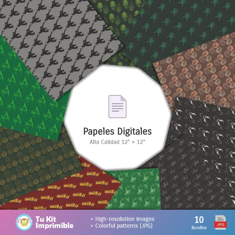 Accesorios | Motifs et textures Spider Man - Scrapbook et kits de fête