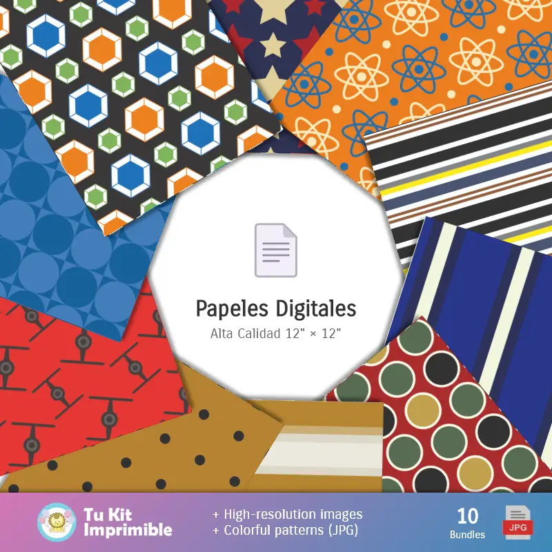 Collages | Motifs et textures Star Wars - Scrapbook et kits de fête