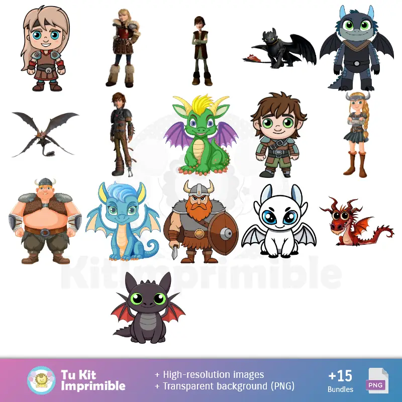 Personajes | Modelli e texture Come formare il tuo drago - Scrapbook e kit partito