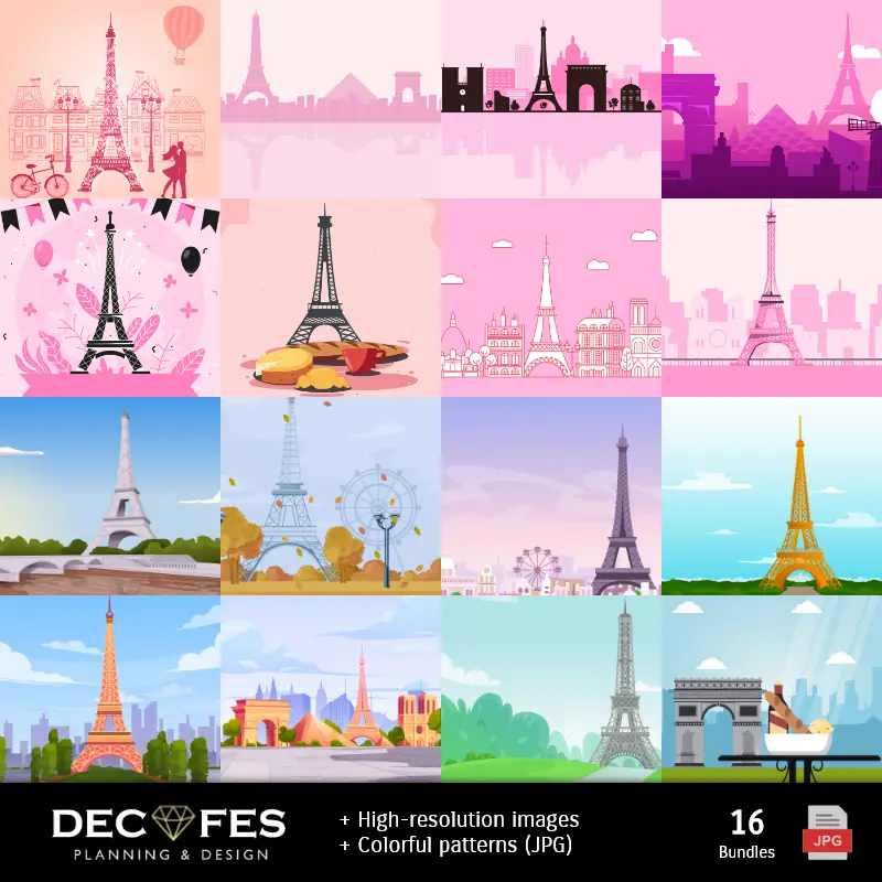 Ouvrages Paris - Conceptions imprimables pour les manuels