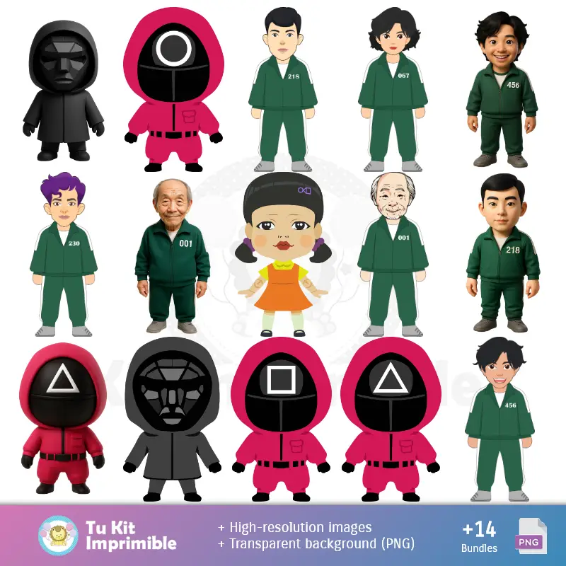 Personajes | 纹理与纹理相撞游戏 - 相撞本和党章