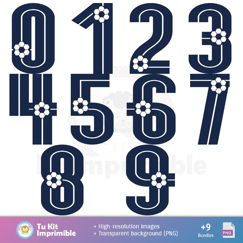 Números Temáticos | Papéis de parede do Alianza Lima Football Club - Papéis digitais para decoração