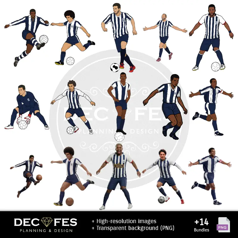 Personajes | Papel Digital Alianza Lima Club de Fútbol - Imprimibles para Scrapbook y DIY