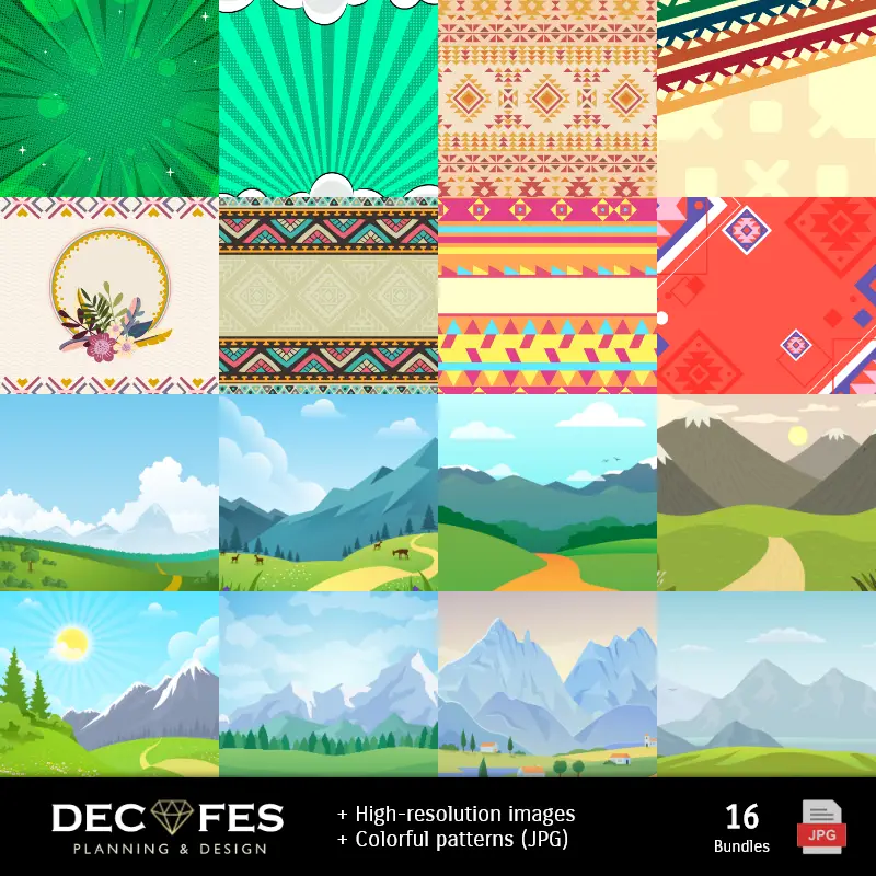 Números Temáticos | Papel Digital Alpacas - Imprimibles para Scrapbook y DIY