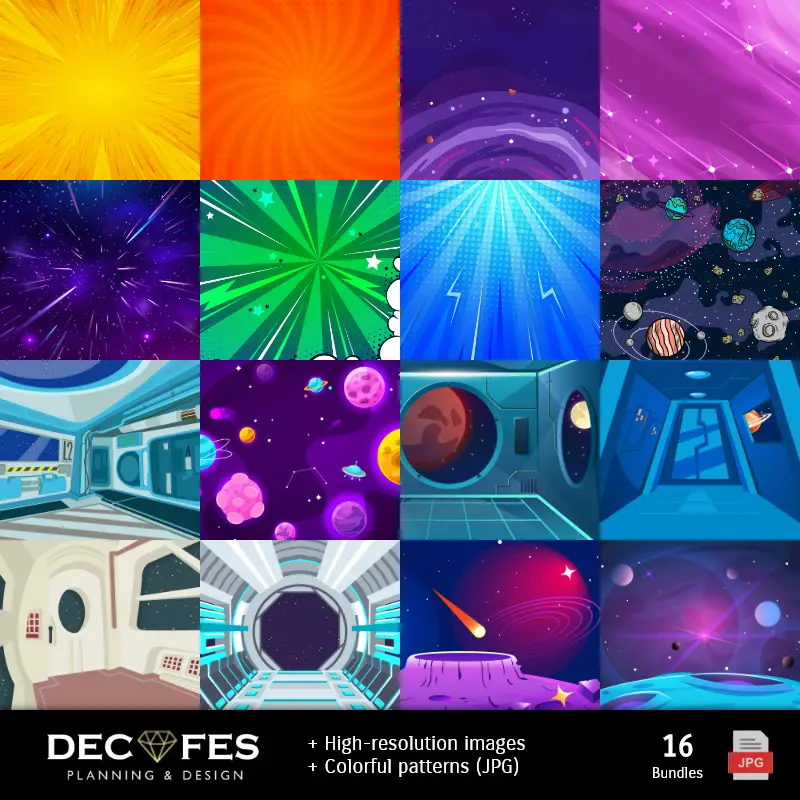 Fondos | Papel Digital Among Us - Imprimibles para Scrapbook y DIY