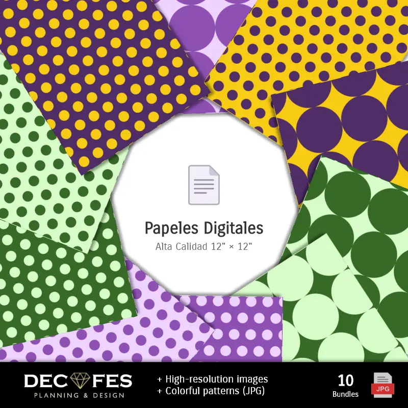 Personajes | Descentient Digital paper - 可打印为Scrapbook和DIY