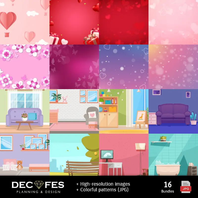 Accesorios | Papel Digital Día de la Madre - Imprimibles para Scrapbook y DIY