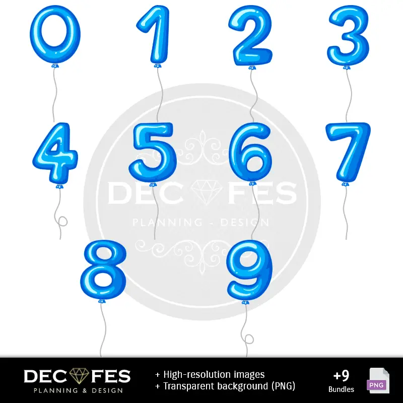 Números Temáticos | Papel Digital Día del Padre - Imprimibles para Scrapbook y DIY