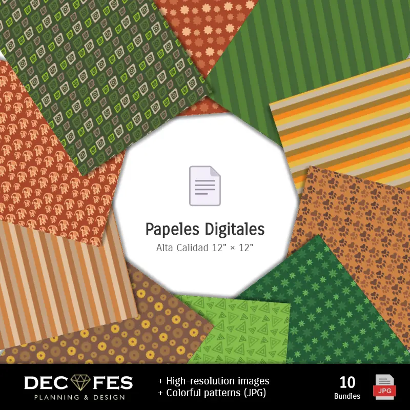 Collages | Papel Digital El Rey León - Imprimibles para Scrapbook y DIY