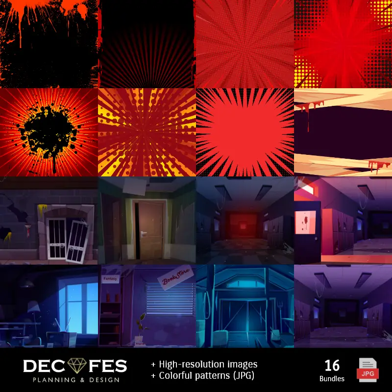 Fondos | Papel Digital Five Nights at Freddy's - Imprimibles para Scrapbook y DIY