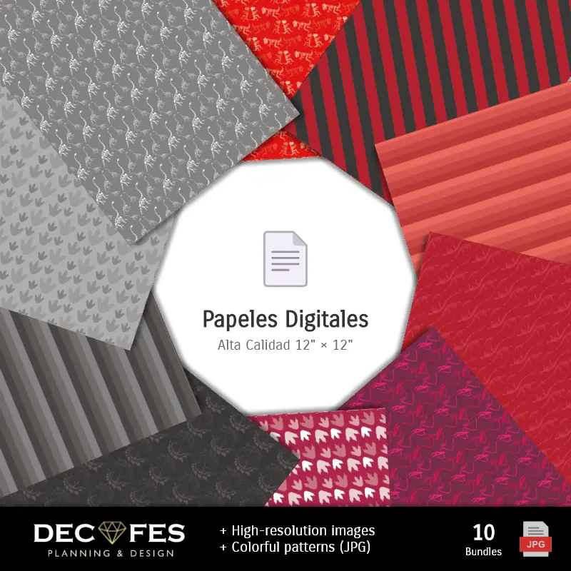 Personajes | Papel Digital Jurassic World - Imprimibles para Scrapbook y DIY