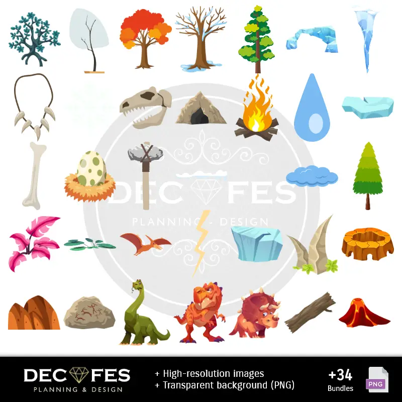 Números Temáticos | Papel Digital La Era de Hielo - Imprimibles para Scrapbook y DIY