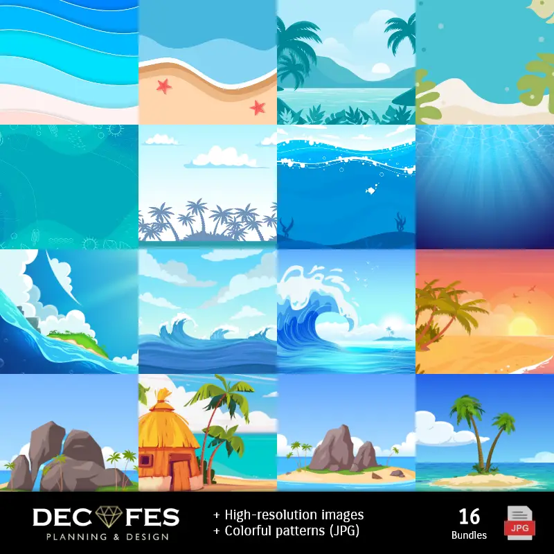 Fondos | Papel Digital Moana - Imprimibles para Scrapbook y DIY