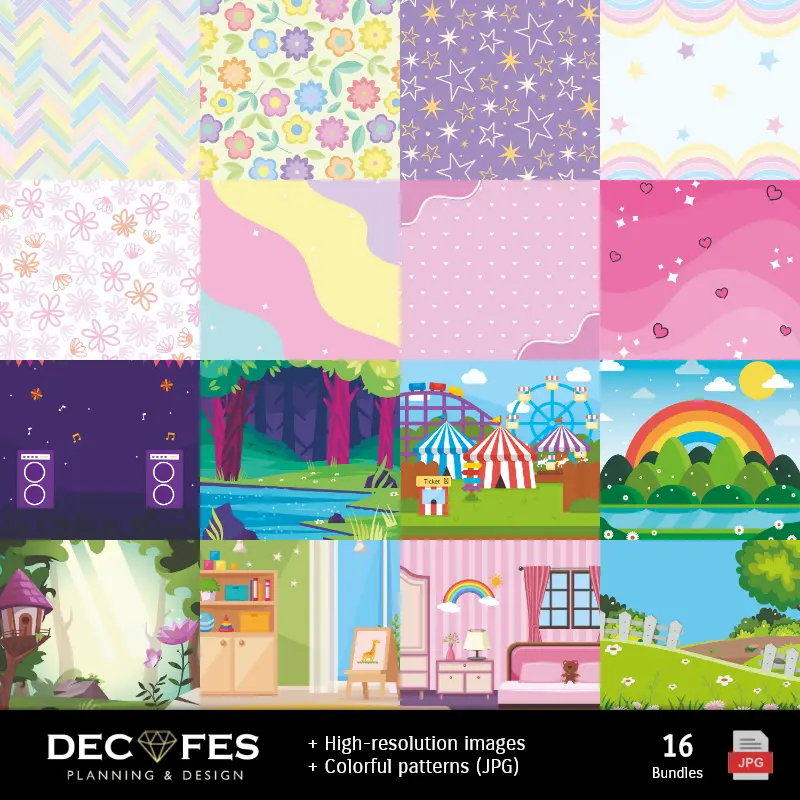 Fondos | Papel digital Rene e Lara Campos - Imprimíveis para scrapbooking e projetos DIY