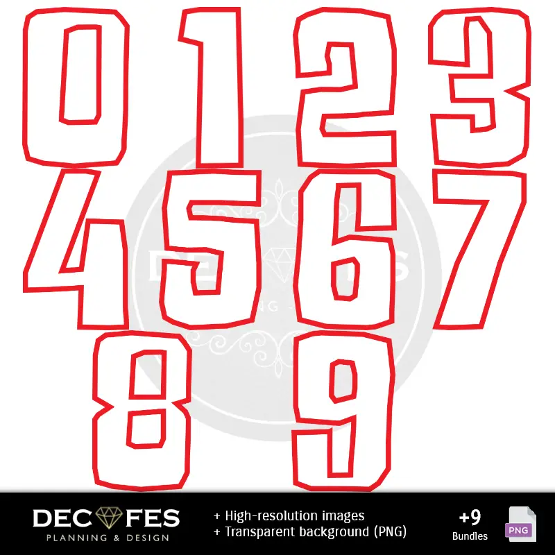 Números Temáticos | Papel Digital Roblox - Imprimibles para Scrapbook y DIY