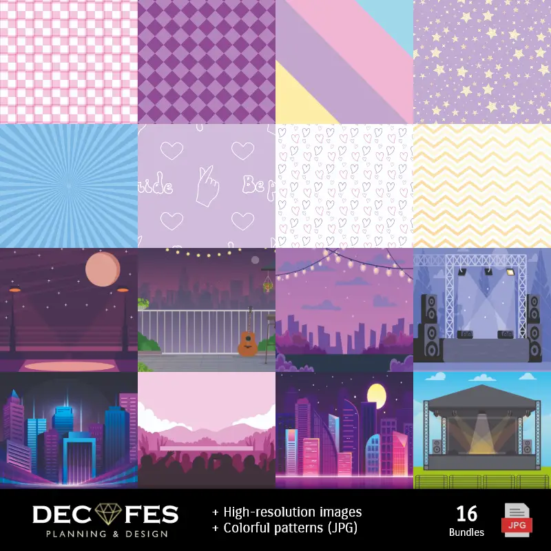 Fondos | Papel Digital Saja Boys - Imprimibles para Scrapbook y DIY