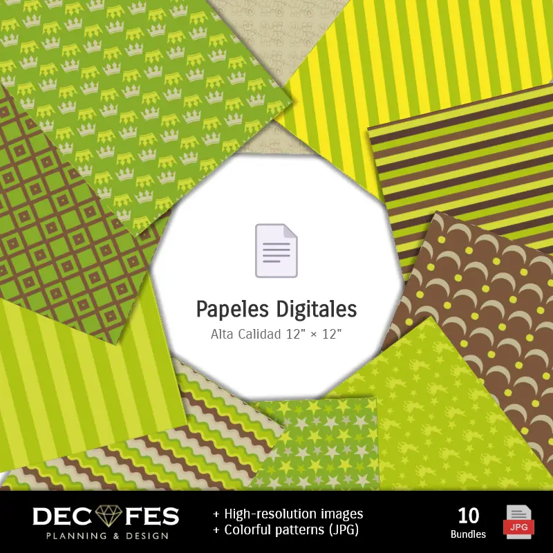 Collages | Papel Digital Shrek - Imprimibles para Scrapbook y DIY