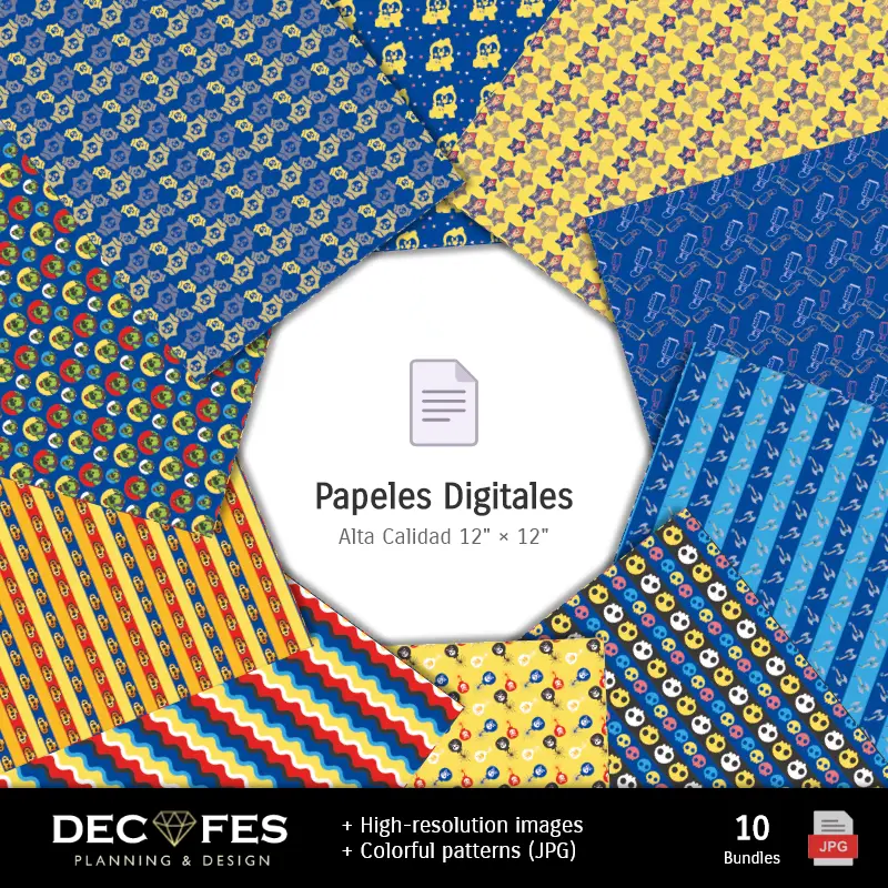 Números Temáticos | Papier Brawl Stars - Imprimable pour Scrapbook et bricolage