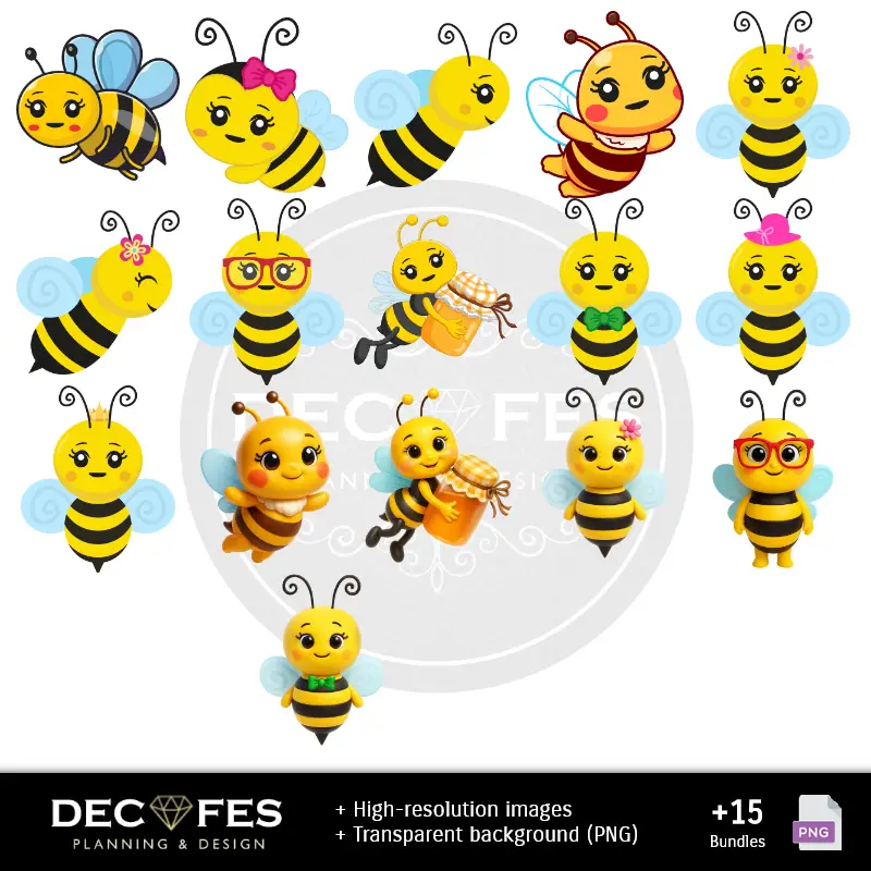 Fondos | Papier d'abeille numérique - Imprimable pour scrapbook et bricolage