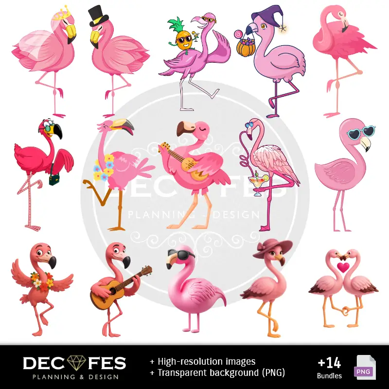 Personajes | Papier Numérique Flamenco - Imprimable pour Scrapbook et bricolage