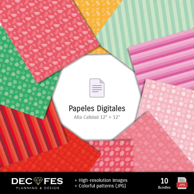 Números Temáticos | Papier numérique L'équitation rouge et le loup - Imprimable pour Scrapbook et bricolage