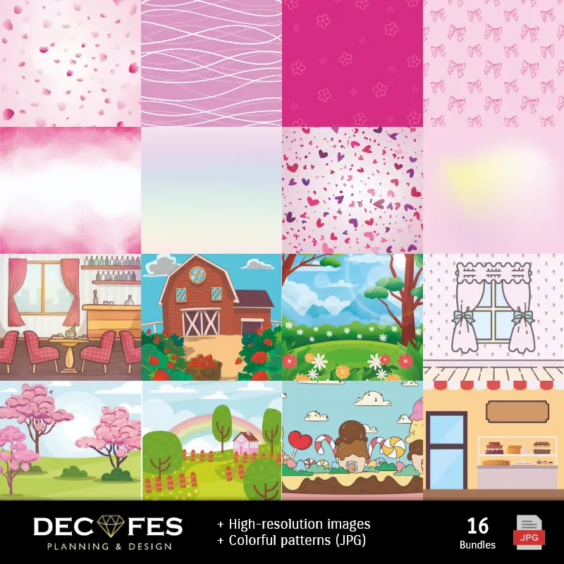 Fondos | Papier numérique My Melody - Imprimables pour scrapbooking et loisirs créatifs