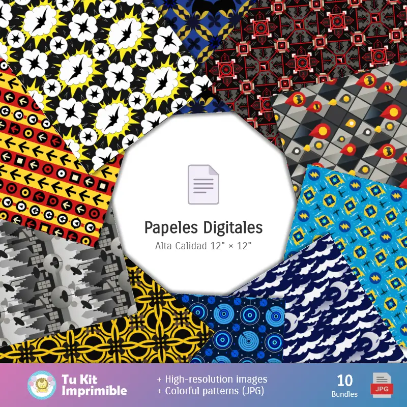 Accesorios | Papier Peint Batman - Papiers numériques