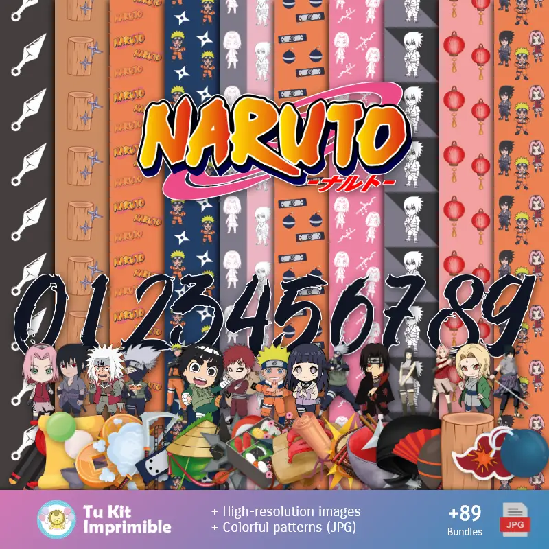 Papier peint Naruto - Papiers numériques