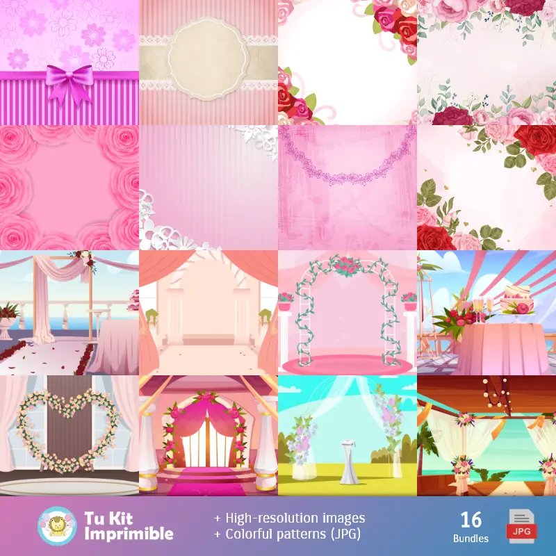 Fondos | Papier peint Quinceañera - Papiers de décoration numérique