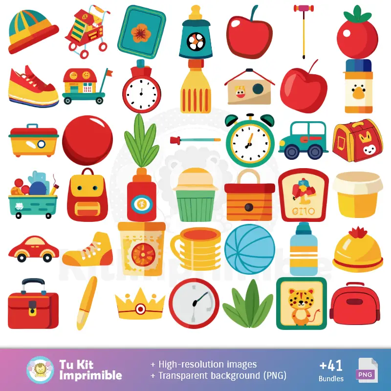 Personajes | 图案和纹理 Daniel the Tiger - Scrapbook and Party Kits (英语).