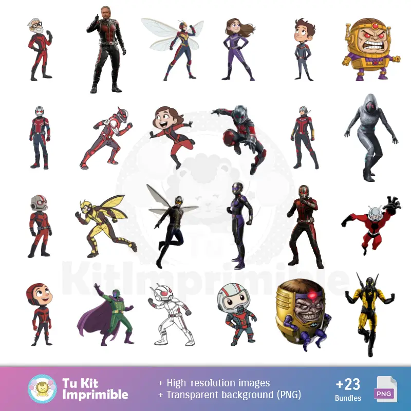 Fondos | Patrones y Texturas Ant-Man - Kits de Scrapbook y Fiestas