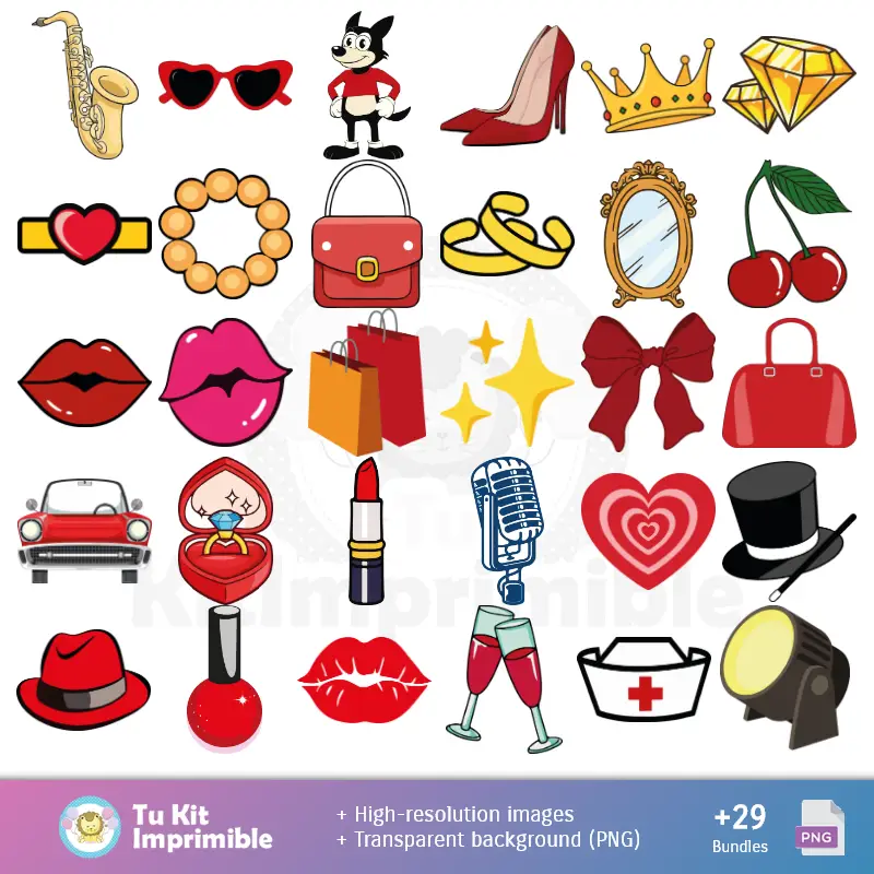 Patrones y Texturas Betty Boop - Kits de Scrapbook y Fiestas