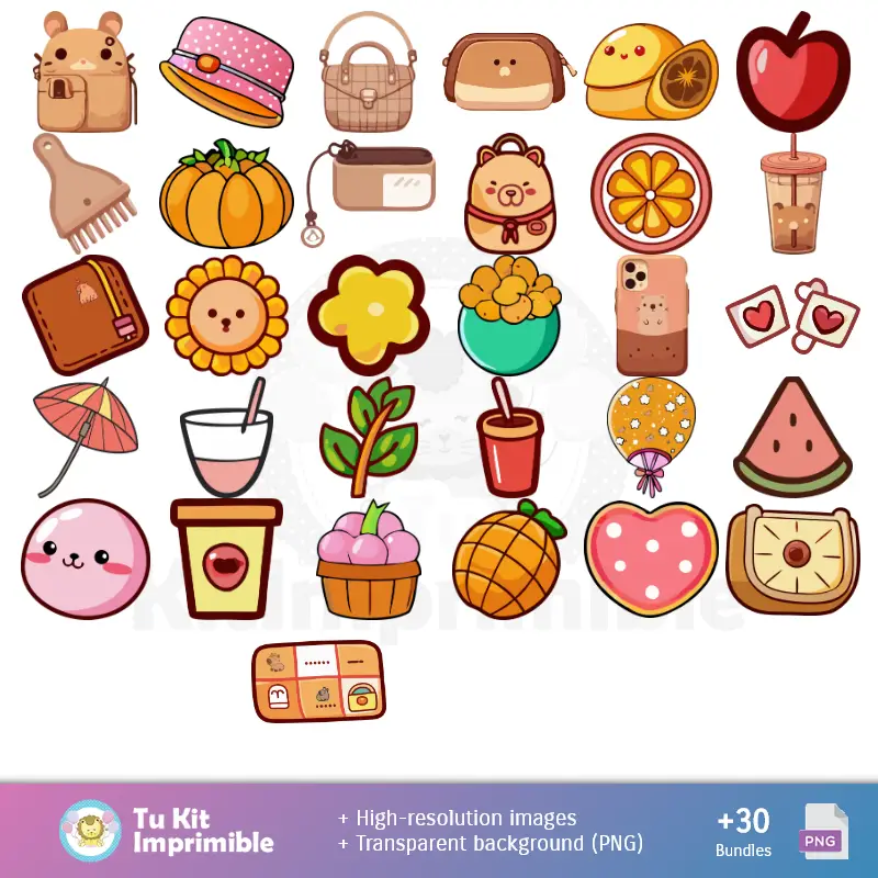 Personajes | Patrones y Texturas Capibara - Kits de Scrapbook y Fiestas