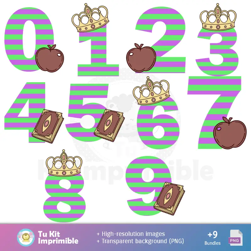 Accesorios | Patrones y Texturas Descendientes - Kits de Scrapbook y Fiestas