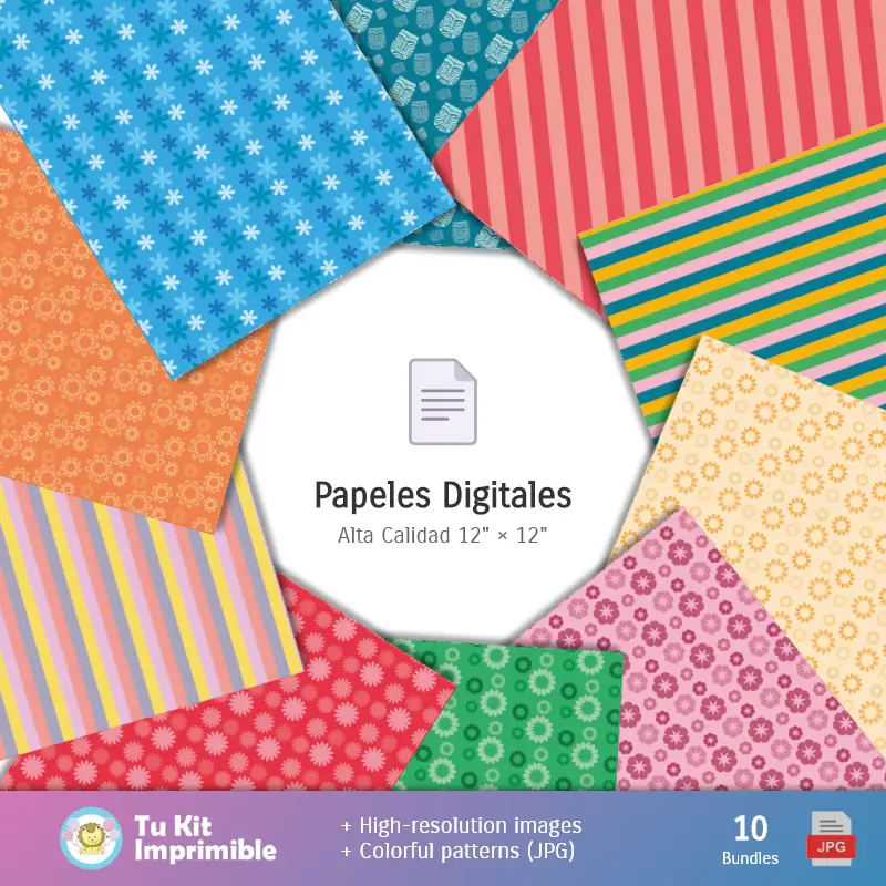 Personajes | Patrones y Texturas Fiesta Hawaiana Aloha - Kits de Scrapbook y Fiestas