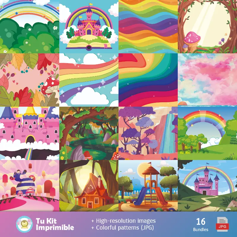 Fondos | Patrones y Texturas Los Ositos Cariñositos - Kits de Scrapbook y Fiestas