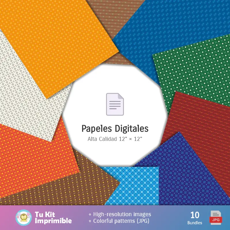 Collages | Patrones y Texturas Minecraft - Kits de Scrapbook y Fiestas