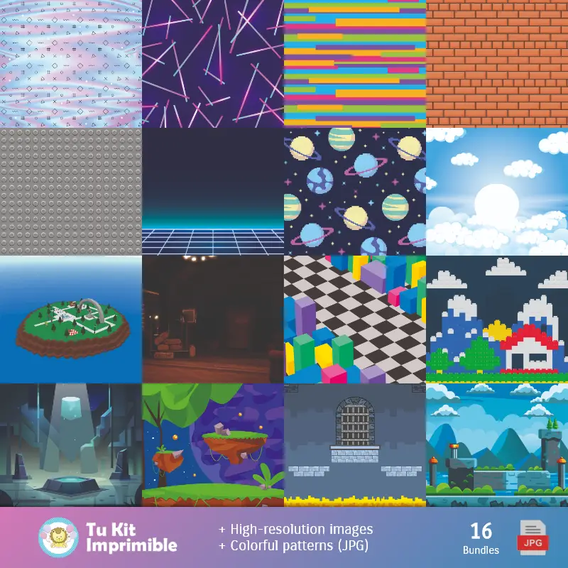 Fondos | Patrones y Texturas Roblox - Kits de Scrapbook y Fiestas