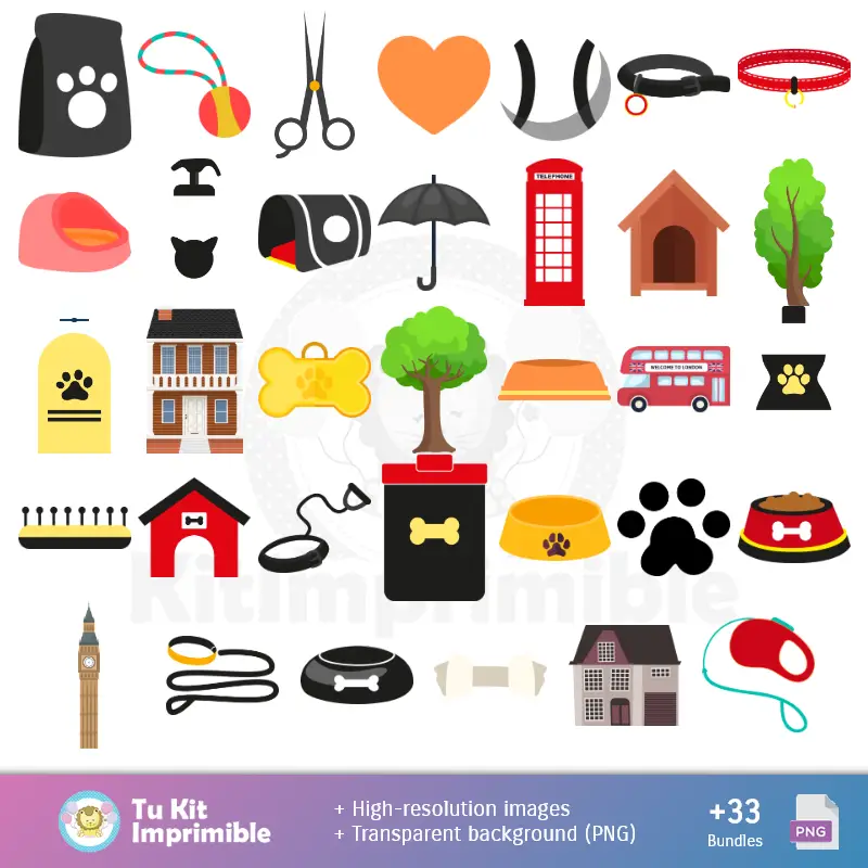 Accesorios | Patterns et textures dalmates - Scrapbook et kits pour fêtes