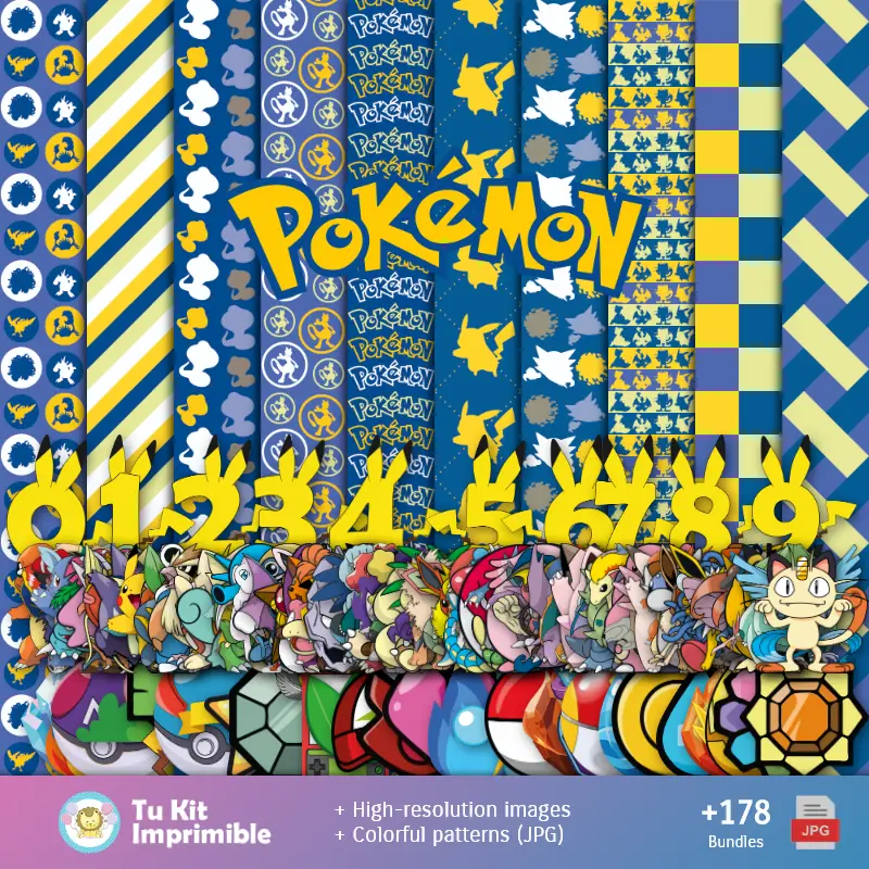 Sfondi Pokémon - Carte Decorative Digitali