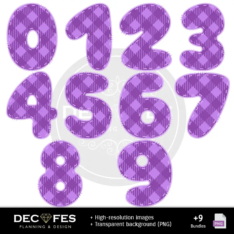 Números Temáticos | Princess Sofia Digital Paper - Stampabile per Scrapbook e fai da te